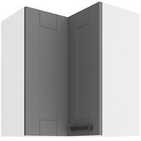 Skrinka do kuchyne LUNA DUSTGREY/biely 60X60 GN-72 2F (90°)