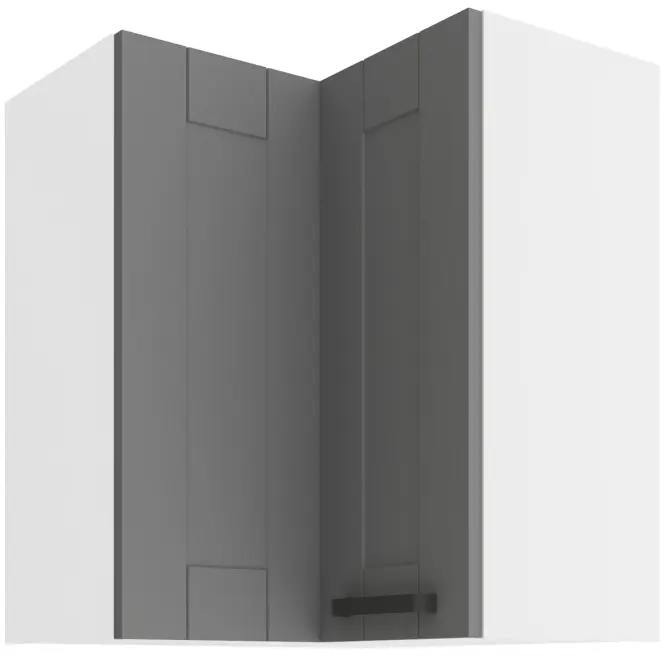 Skrinka do kuchyne LUNA DUSTGREY/biely 60X60 GN-72 2F (90°)