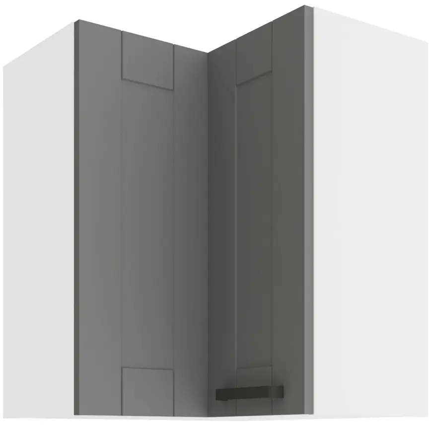 Skrinka do kuchyne LUNA DUSTGREY/biely 60X60 GN-72 2F (90°)