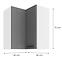 Skrinka do kuchyne LUNA DUSTGREY/biely 60X60 GN-72 2F (90°),2