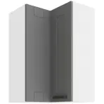Skrinka do kuchyne LUNA DUSTGREY/biely 60X60 GN-90 2F (90°)