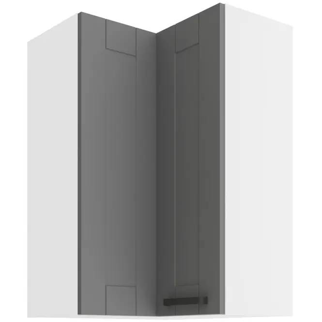 Skrinka do kuchyne LUNA DUSTGREY/biely 60X60 GN-90 2F (90°)
