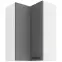 Skrinka do kuchyne LUNA DUSTGREY/biely 60X60 GN-90 2F (90°)
