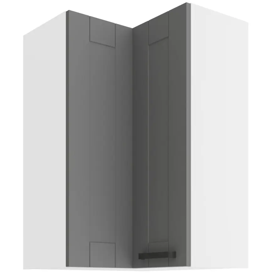 Skrinka do kuchyne LUNA DUSTGREY/biely 60X60 GN-90 2F (90°)