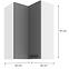 Skrinka do kuchyne LUNA DUSTGREY/biely 60X60 GN-90 2F (90°),2