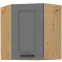 Skrinka do kuchyne LUNA DUSTGREY/ARTISAN 60X60 GN-72 2F (45°)