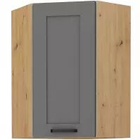 Skrinka do kuchyne LUNA DUSTGREY/ARTISAN 60X60 GN-90 1F (45°)