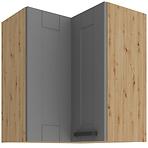 Skrinka do kuchyne LUNA DUSTGREY/ARTISAN 60X60 GN-72 2F (90°)