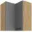 Skrinka do kuchyne LUNA DUSTGREY/ARTISAN 60X60 GN-72 2F (90°)