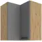 Skrinka do kuchyne LUNA DUSTGREY/ARTISAN 60X60 GN-72 2F (90°)