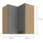Skrinka do kuchyne LUNA DUSTGREY/ARTISAN 60X60 GN-72 2F (90°),2