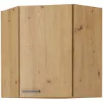 Skrinka do kuchyne MODENA čierna/dub ARTISAN 60X60 GN-72 2F (45°)