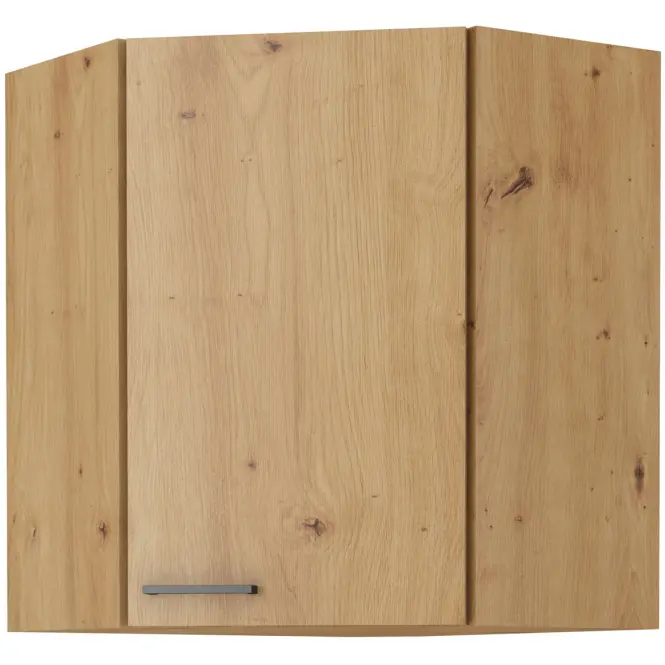 Skrinka do kuchyne MODENA čierna/dub ARTISAN 60X60 GN-72 2F (45°)