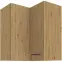 Skrinka do kuchyne MODENA čierna/dub ARTISAN 60X60 GN-72 2F (90°)