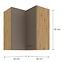 Skrinka do kuchyne BOLONIA Hľuzovka/dub ARTISAN 60X60 GN-72 2F (90°),2