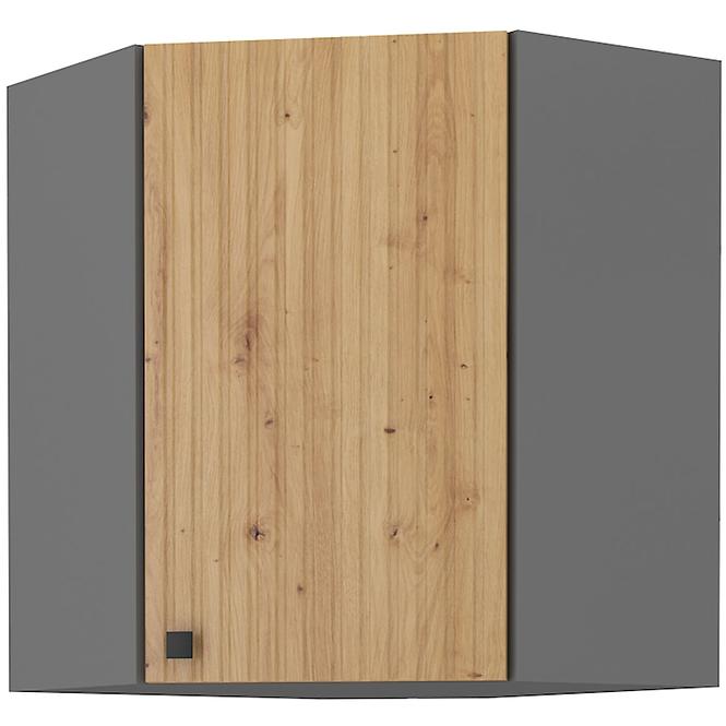 Skrinka do kuchyne AVA ARTISAN/ANTRACIT 60X60 GN-72 2F (45°)
