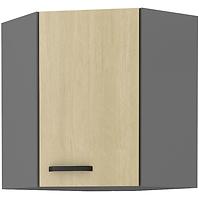 Skrinka do kuchyne SCANDI HERRINGBONE/ANTRACIT 60X60 GN-72 2F (45°)
