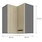 Skrinka do kuchyne SCANDI HERRINGBONE/ANTRACIT 60X60 GN-72 2F (90°),2