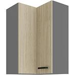 Skrinka do kuchyne SCANDI HERRINGBONE/ANTRACIT 60X60 GN-90 2F (90°)