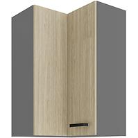 Skrinka do kuchyne SCANDI HERRINGBONE/ANTRACIT 60X60 GN-90 2F (90°)