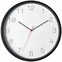 Čierne hodiny 40cm
