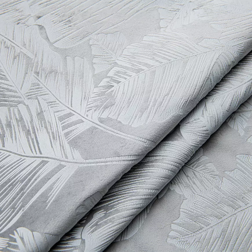 Závesový materiál Velvet GY2316/270G/M2/51 strieborná 280 cm. Tovar na mieru