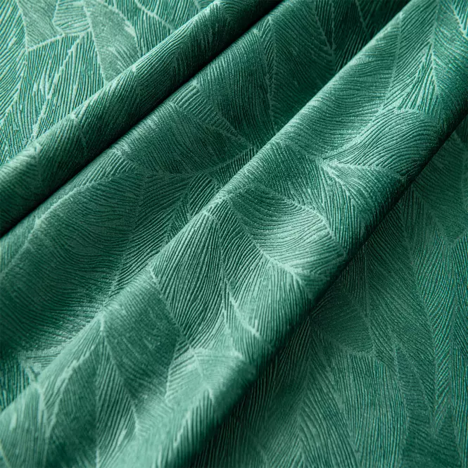 Závesový materiál Velvet GY2328/270G/M2/7 zelená 150 cm. Tovar na mieru,2