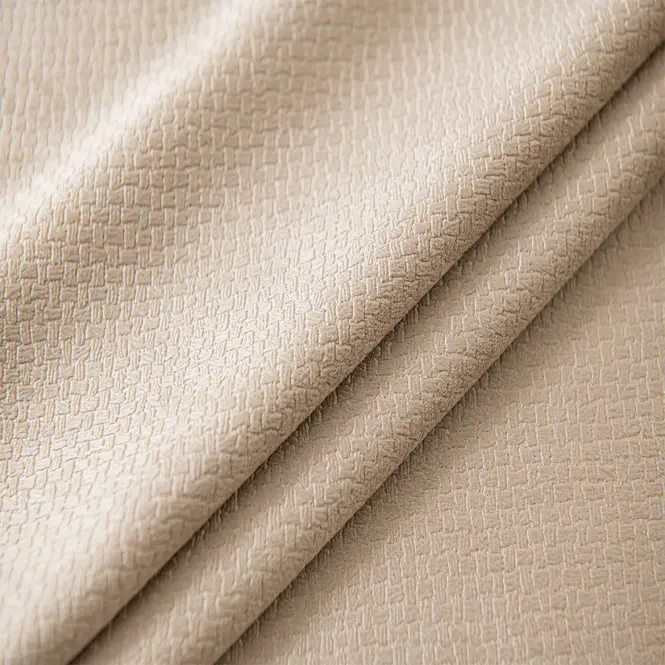Závesový materiál Velvet GY2329/240G/M2/2/1 svetlobéžová 150 cm. Tovar na mieru,2
