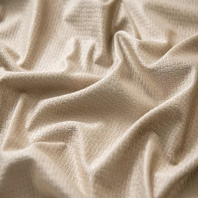 Závesový materiál Velvet GY2329/240G/M2/2/1 svetlobéžová 150 cm. Tovar na mieru