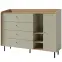 Komoda Alessio AE7 4S1D Eukalyptus/Dub Baltic