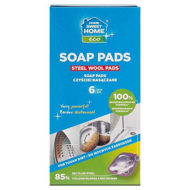 Čistiace hubky napustené mydlom Home Sweet Home Eco 6 ks 700000014