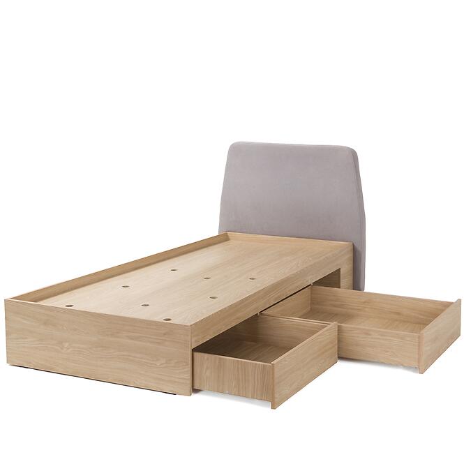 Posteľ Alessio AE12  90 Dub,4