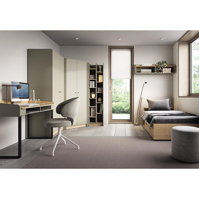 Posteľ Alessio AE12  90 Dąb Baltic,4