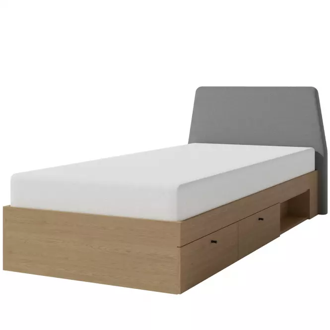 Posteľ Alessio AE12  90 Dub Baltic