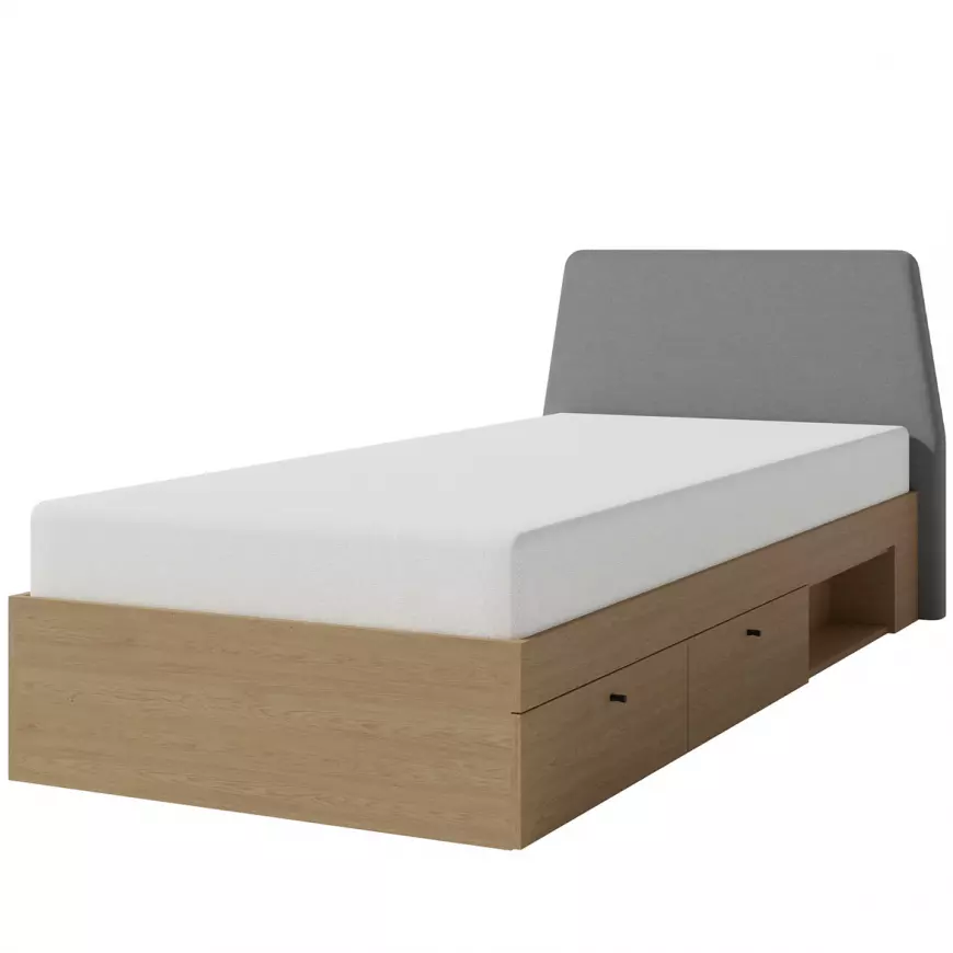 Posteľ Alessio AE12  90 Dub Baltic