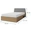 Posteľ Alessio AE13  120 Dub Baltic,2