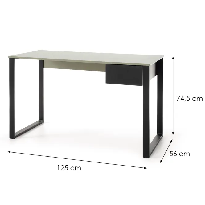 Písací Stôl Sergio SE9 Eukalyptus/ONYX,2