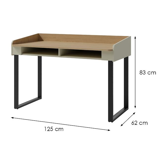 Písací Stôl Alessio AE10 Eukalyptus/Dub Baltic,2