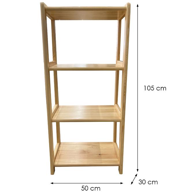 Regál Jednoduchá Vysoký 1/50,4