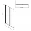 Vaňová zástena Natali Black 2 HX121,3
