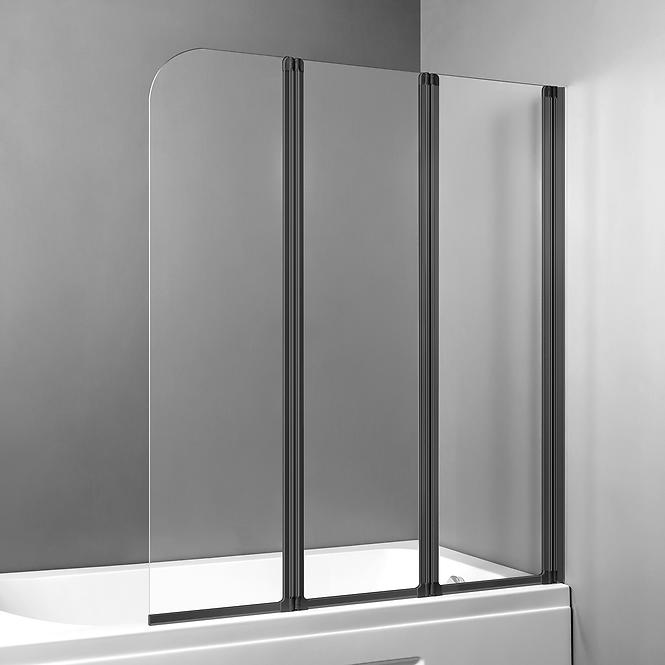 Vaňová zástena Natali Black 3 HX121,2