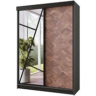 Skriňa Vena 138 graft antracit + art deco