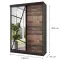 Skriňa Vena 138 graft antracit + old style,2