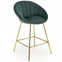 Barová Stolička H112 zelená/zlatá