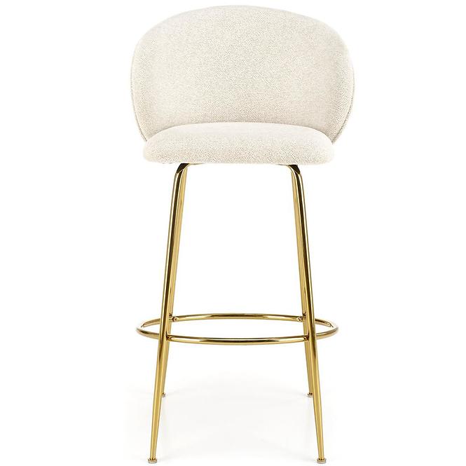 Barová Stolička H116 krémová/zlatá