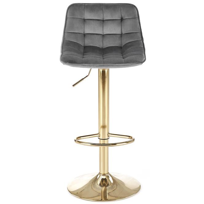 Barová Stolička H120 popol/zlatá,7