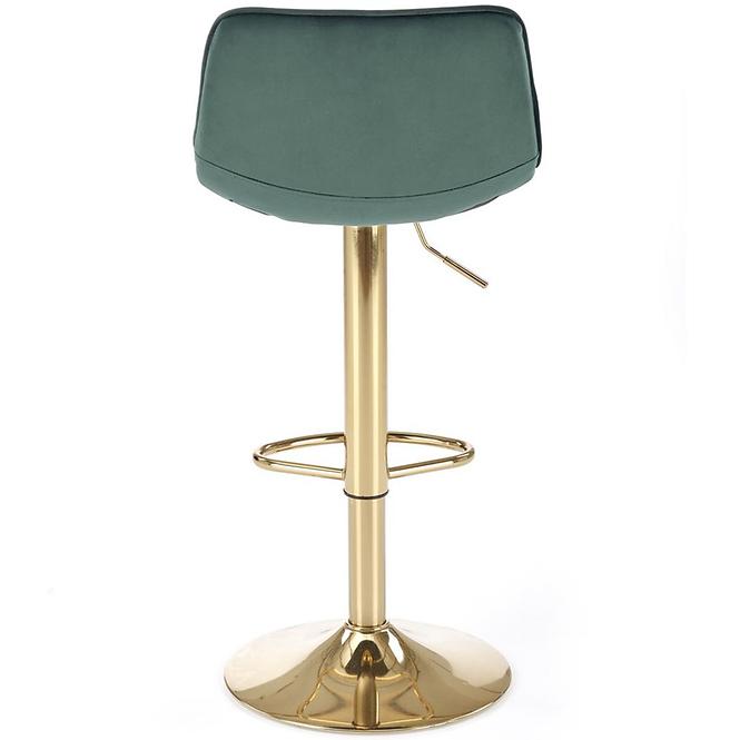 Barová Stolička H120 zelená/zlatá