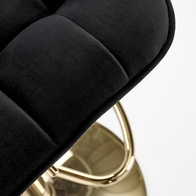 Barová Stolička H120 čierna/zlatá
