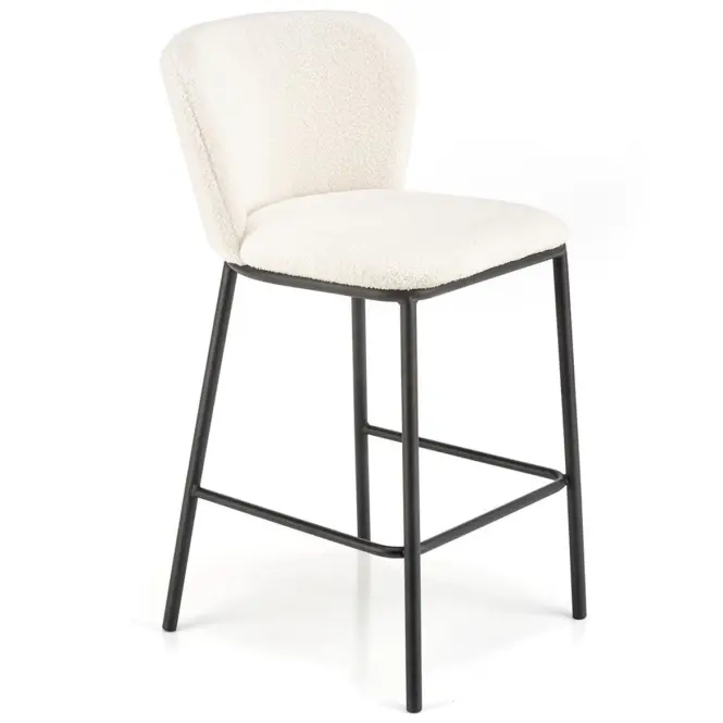 Barová Stolička H119 krémová/čierna,4