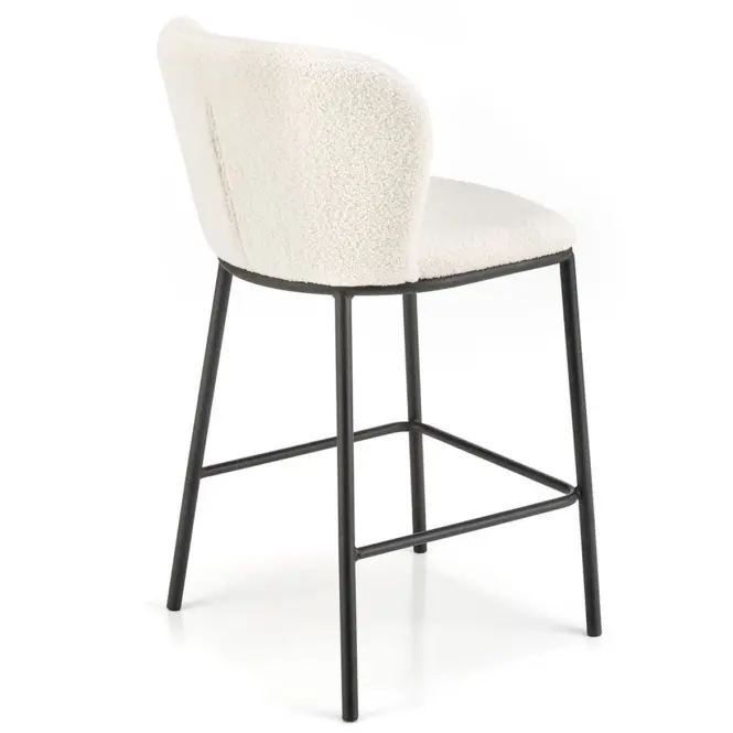 Barová Stolička H119 krémová/čierna,6